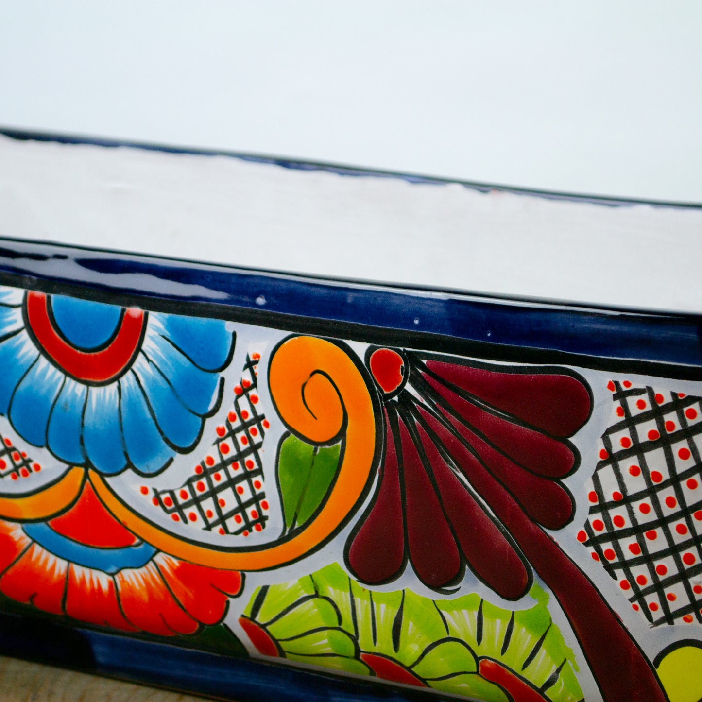 Matera rectangular mexicana multicolor