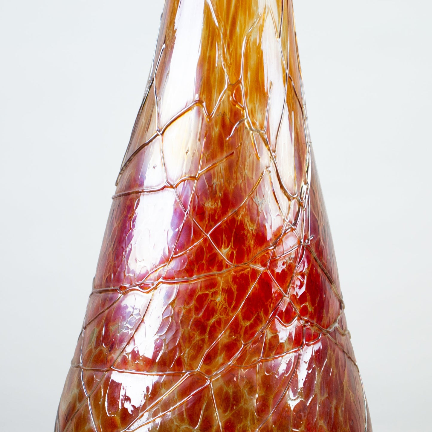 Florero Cristal Grande Fuego