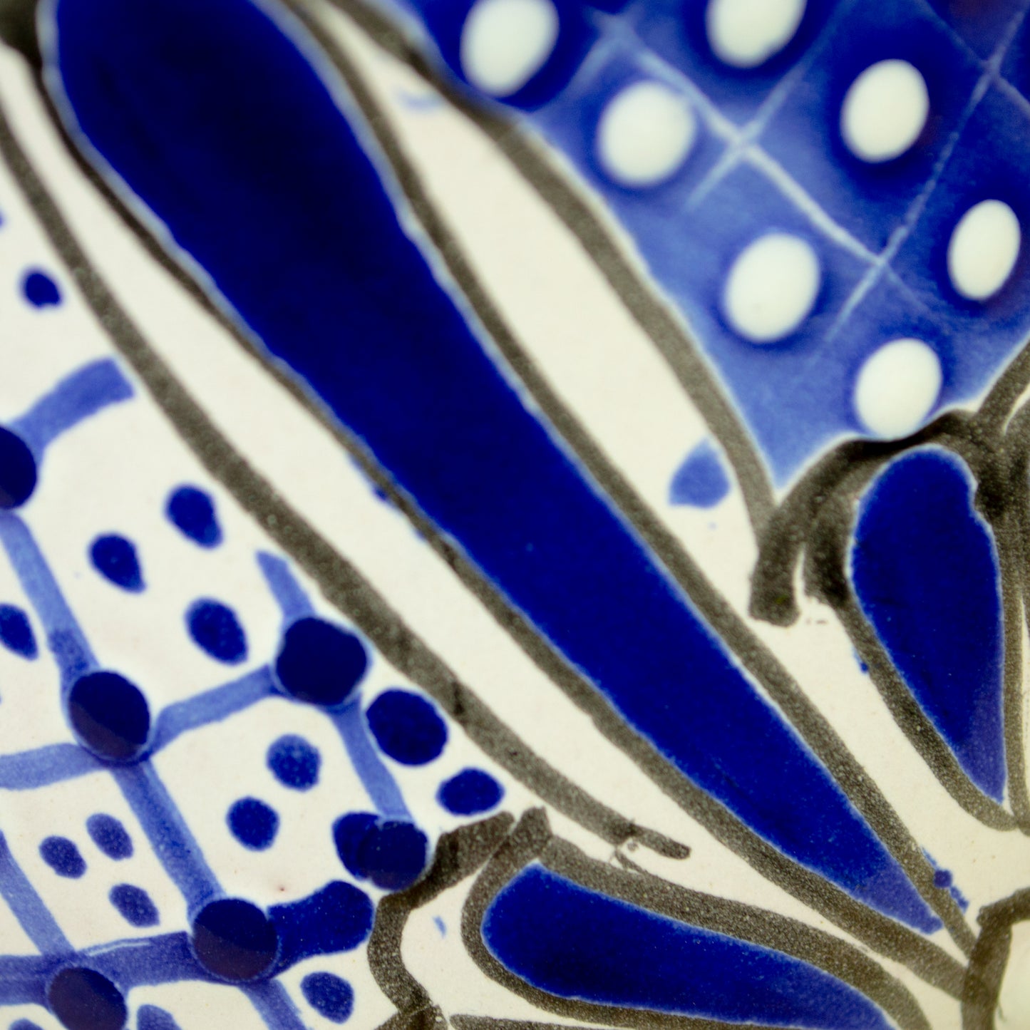 Bandeja Ovalada Ceramica Azul