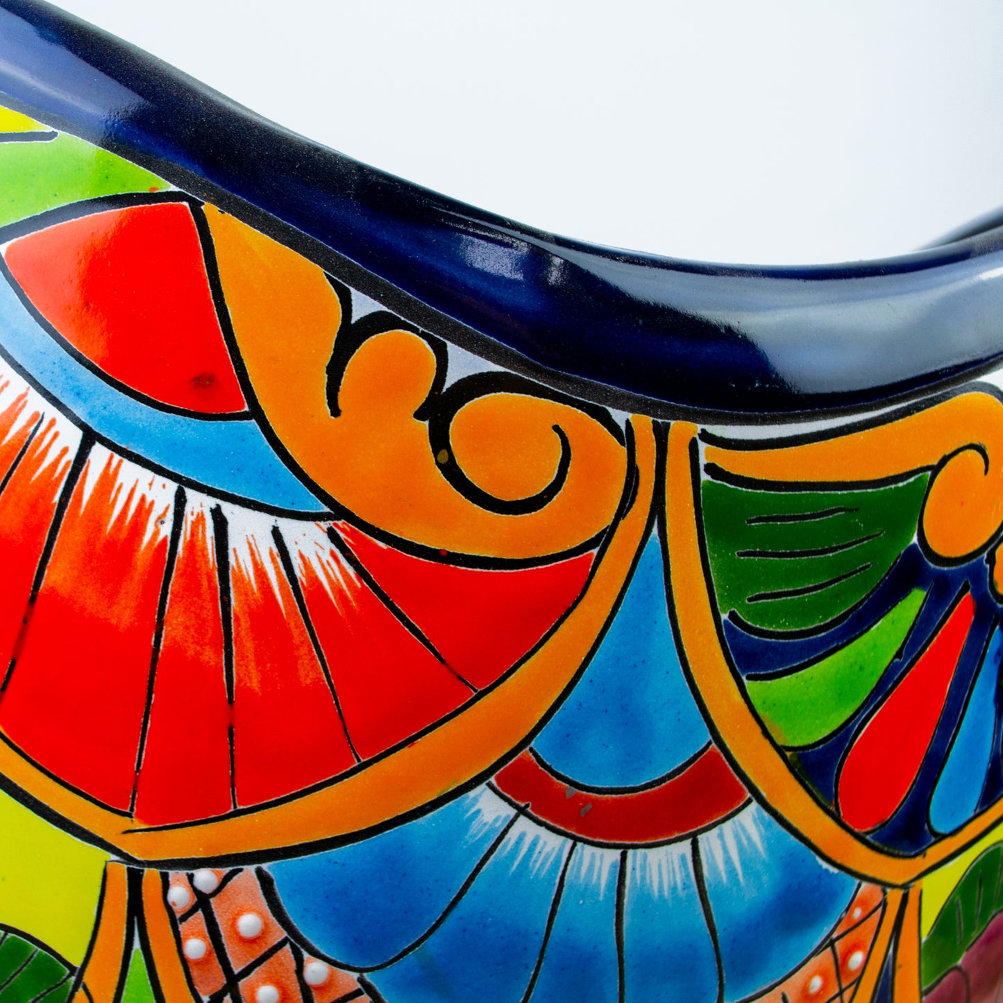 Matera curvas estilo mexicano multicolor